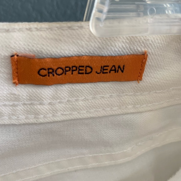 Tori Burch White Cropped Jean, size 27 - Picture 8 of 8